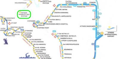 Map of kifissos bus station