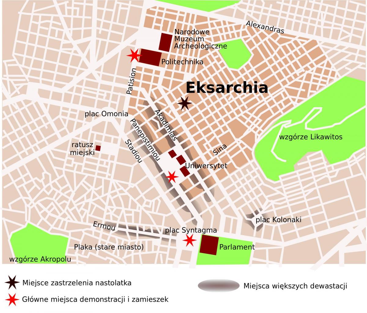 map of exarchia Athens