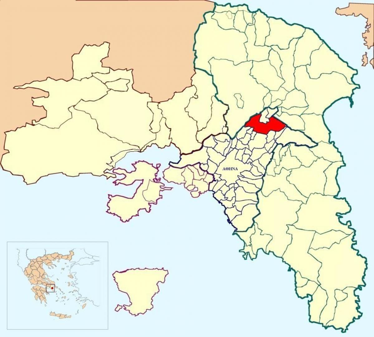 kifissia greece map